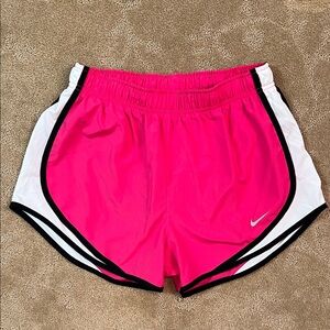 Nike Dri-Fit Pink Lined Athletic Shorts, Small